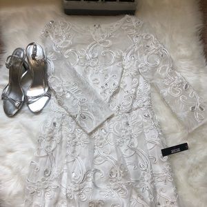 NWT Lace Fit & Flare Dress